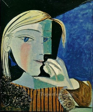 パブロ・ピカソ Painting - マリー・テレーズの肖像 4 1937 パブロ・ピカソ